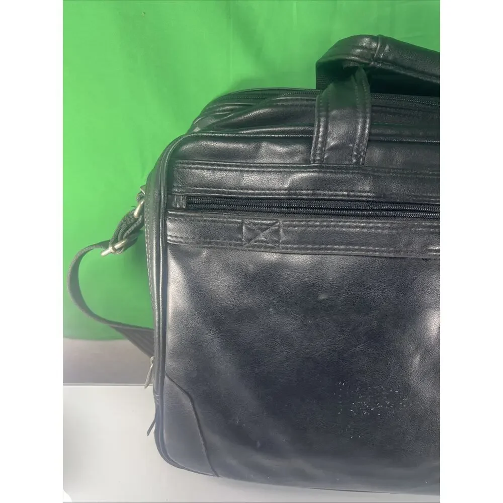Avenues America: vintage harness leather laptop briefcase